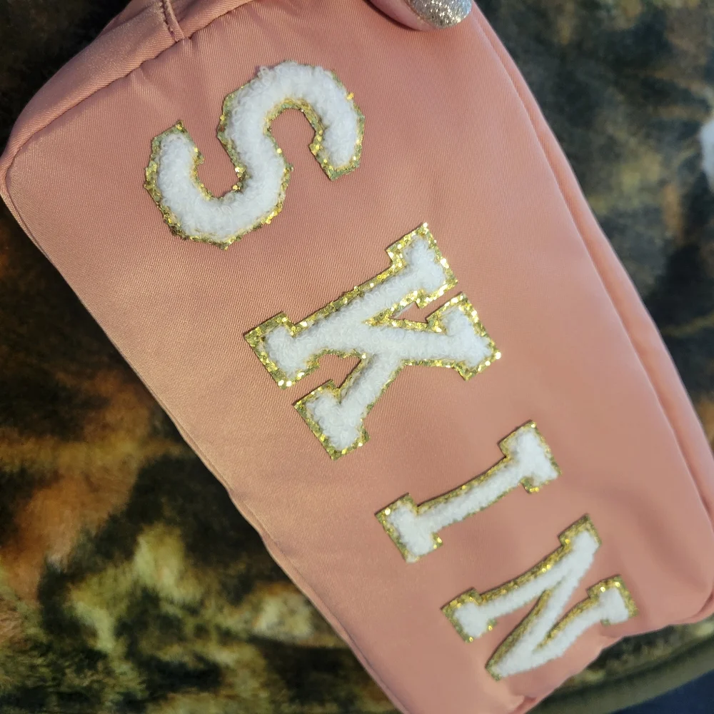 SKIN Pink Cosmetic Bag. NWOT
